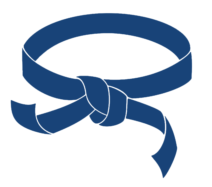 Blue belt ninja