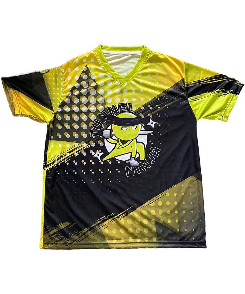 Yellow Short Sleeve Shirt Front